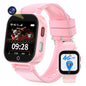 Smart Watch for Kids, 4G Kids Smartwatch with GPS Tracker Calling (Blue) | WIFI/Voice/Video Chat/SOS/SMS-receiving IP68 Waterproof Pedometer Camera Alarm Safe Zone Smartwatch Gift for Boys Girls 4-12