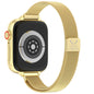 MARGE PLUS Slim Milanese Loop Compatible with Apple Watch Band for women 41mm 40mm 38mm 42mm 46mm 45mm 44mm, Stainless Steel Magnetic Mesh Strap work on iWatch Series 11 10 9 8 7 6 5 4 3 & SE 3 2 1
