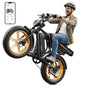 Electric Bike for Adults, Peak 1500W Motor Retro E Bike, Range 65/120Miles, 48V 15Ah Removable Battery, 20"x4" Fat Tires, Full Suspension, APP Control, Off-Road Ebike for City Commuting
