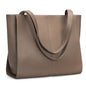 befen Genuine Leather Tote Bag for Women Work, Women's Leather Shoulder Bags Purses Satchel Handbags with Laptop Compartment