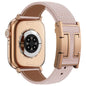 Leather Magnetic Watch Band Compatible with Apple Watch Ultra Band 49mm 46mm 45mm 44mm 42mm 41mm 40mm 38mm Replacement Strap for Women Men iWatch Ultra 3/2/1/SE3/Series 11/10/9/8/7/6/5/4/3/2/1