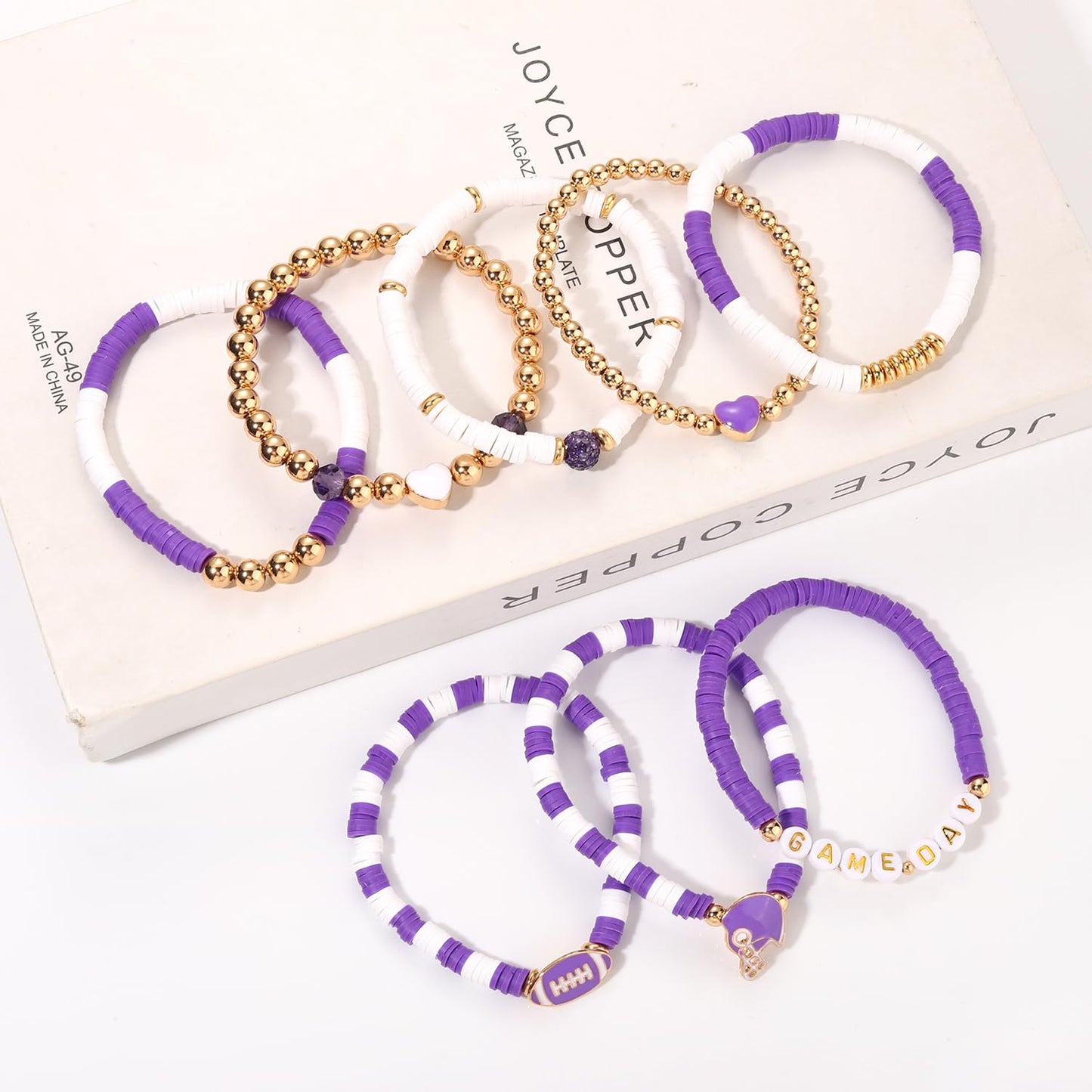 Heishi Bracelets for Women Clay Beaded Stretch Bracelets Stackable Friendship Bracelet Set Summer Beach Accessories Outfits Jewelry Gifts