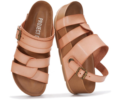 Project Cloud Platform Sandals Women – Strappy Wedges with Comfortable Plush & Soft Insole – Lightweight & Non Slip Platform Sandals for Women 2026