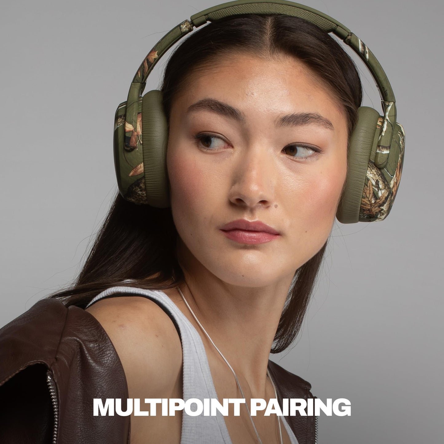 Skullcandy Crusher ANC 2 Noise Cancelling Wireless Headphones - True Black | Multi-Sensory Crusher Bass, Over-Ear Fit, Bluetooth, 60 Hours Battery, Working Out, Gym, Travel, Studying, Music, Gaming