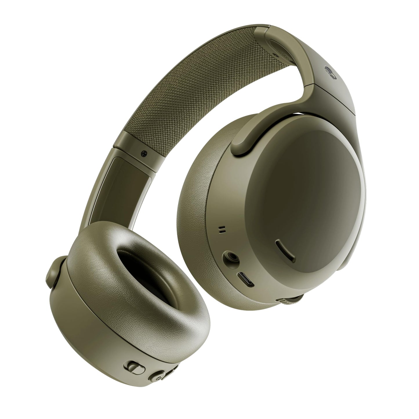 Skullcandy Crusher ANC 2 Noise Cancelling Wireless Headphones - True Black | Multi-Sensory Crusher Bass, Over-Ear Fit, Bluetooth, 60 Hours Battery, Working Out, Gym, Travel, Studying, Music, Gaming