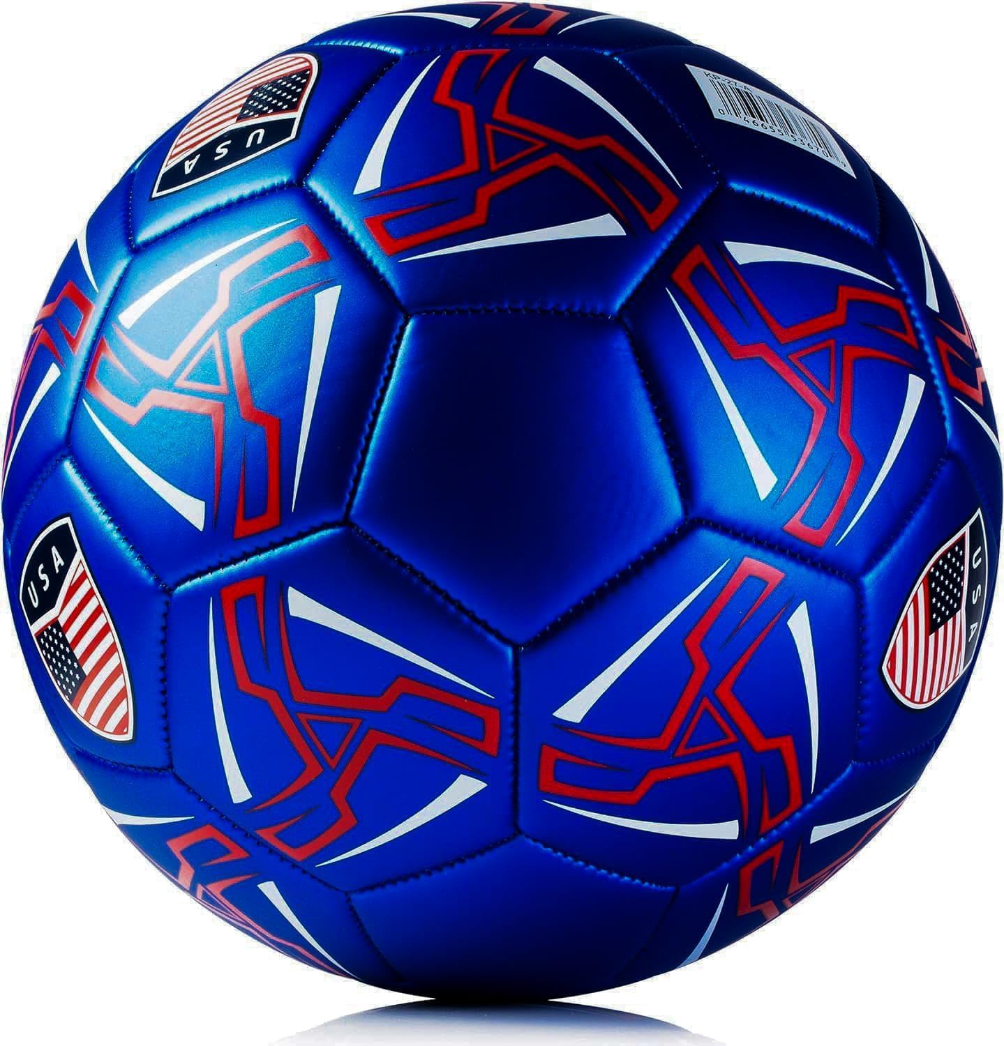 Western Star Soccer Ball USA - Official Match Grade Soccer Balls - Youth & Adult - Attractive and Durable Design - World Cup