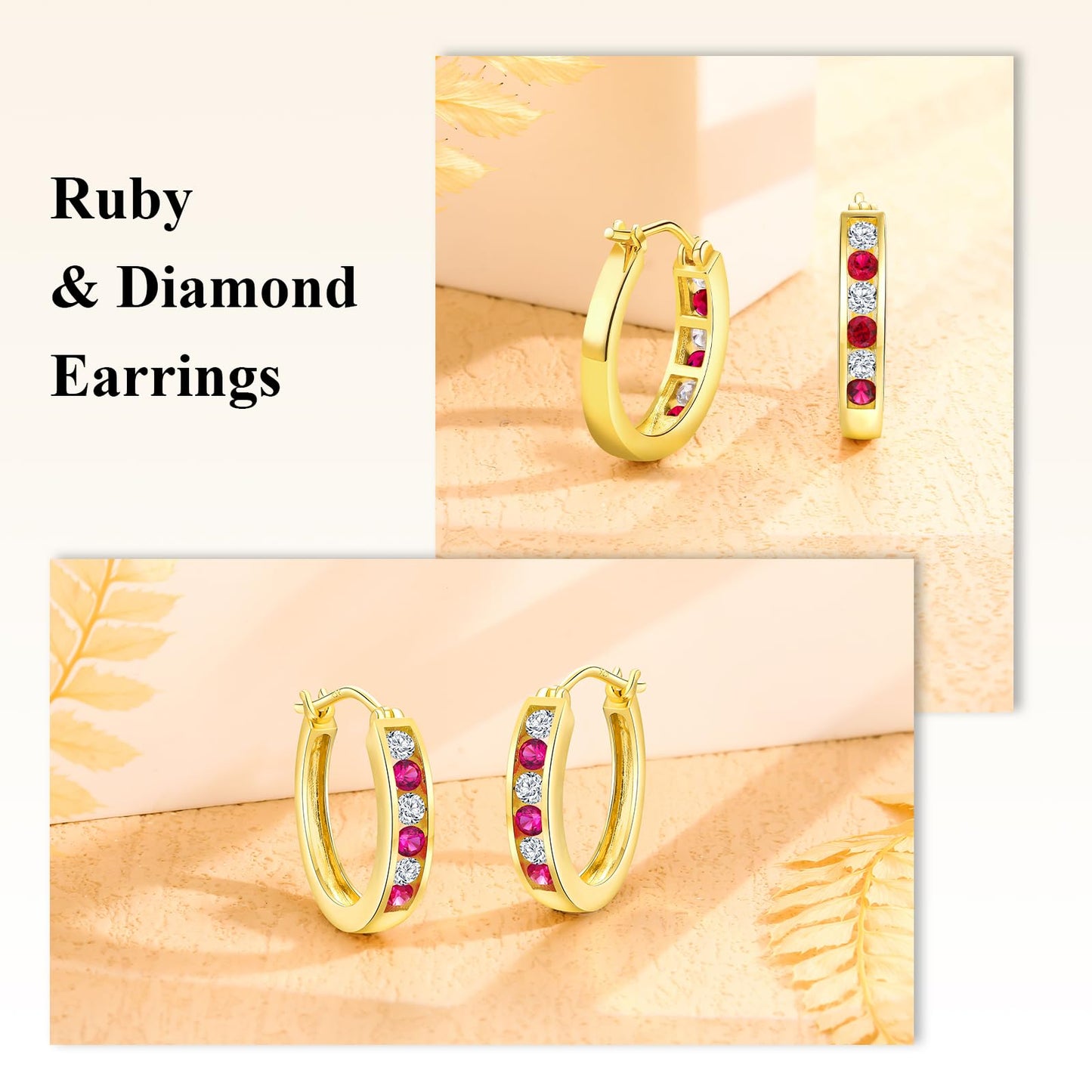 Channel Set Small Huggie Hoop Earrings Sterling Silver or 14K Gold Color,Lightweight Hypoallergenic CZ Diamond Chunky Hoop Earrings for Women