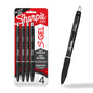 Sharpie S-Gel Gel Pens, Black Barrel, Medium Point (0.7mm), Black Gel Ink, 12 Count - Home, Office, School, Journaling, Writing, Note-Taking, Teacher Supplies