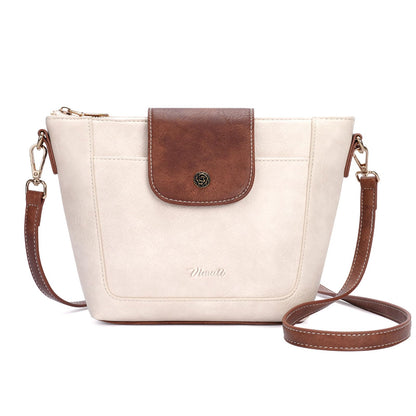 Crossbody Purses for Women Vegan Leather Small Crossbody Bags with Adjustable Strap Lightweight Travel Shoulder Bag
