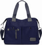 Tote Bag for Women,Multi Pockets Shoulder Handbag,Nurse Bag for Work,Large Cross body Purse,Fashion Nylon Top Handle Satchel