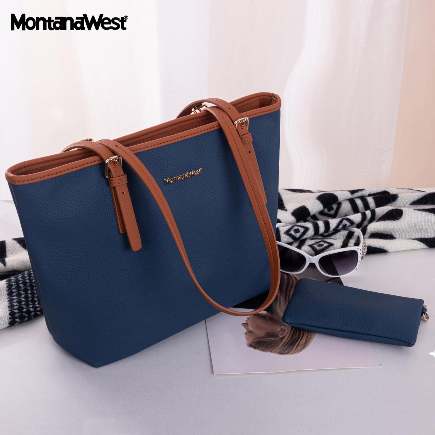 Montana West City Tote Bags Purses and Handbags for Women Causal Bag