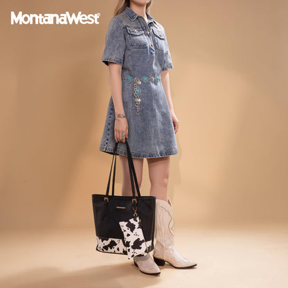Montana West City Tote Bags Purses and Handbags for Women Causal Bag