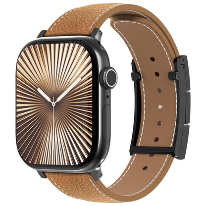 Leather Magnetic Watch Band Compatible with Apple Watch Ultra Band 49mm 46mm 45mm 44mm 42mm 41mm 40mm 38mm Replacement Strap for Women Men iWatch Ultra 3/2/1/SE3/Series 11/10/9/8/7/6/5/4/3/2/1