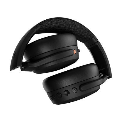 Skullcandy Crusher ANC 2 Noise Cancelling Wireless Headphones - True Black | Multi-Sensory Crusher Bass, Over-Ear Fit, Bluetooth, 60 Hours Battery, Working Out, Gym, Travel, Studying, Music, Gaming