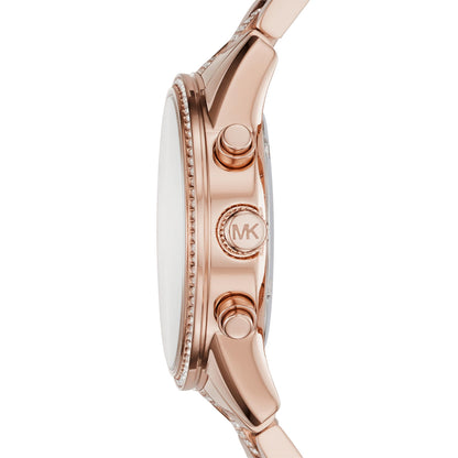 Michael Kors Bryant Chronograph Women's Watch, Stainless Steel and Pavé Crystal Watch for Women