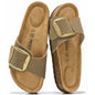 Project Cloud 100% Genuine Leather Sandals Women Dressy Beach Essentials Slides for Women Footwear - Lightweight with Memory Foam Insole Sandals for Women 2026 - Womens Slides