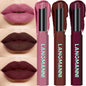 12Pcs Velvet Matte Lipstick Set, Nude to Dark Shades, Long-Lasting,Color A | Highly pigmented matte color, smooth creamy glide, waterproof wear, nude-to-dark tones, ideal for daily makeup or gifting