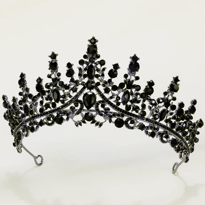 TOBATOBA Silver Wedding Crystal Tiaras and Crowns for Women, Bride Royal Queen Headband Princess Quinceanera Headpieces for Birthday Prom Pageant Party