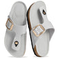 Project Cloud Womens Sandals 100% Genuine Leather Thong Sandals for Women - Memory Foam Insole Women Sandals - Non-Slip Flip Flops for Women - Lightweight Sandals Women Footwear 2026