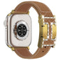 Leather Magnetic Watch Band Compatible with Apple Watch Ultra Band 49mm 46mm 45mm 44mm 42mm 41mm 40mm 38mm Replacement Strap for Women Men iWatch Ultra 3/2/1/SE3/Series 11/10/9/8/7/6/5/4/3/2/1