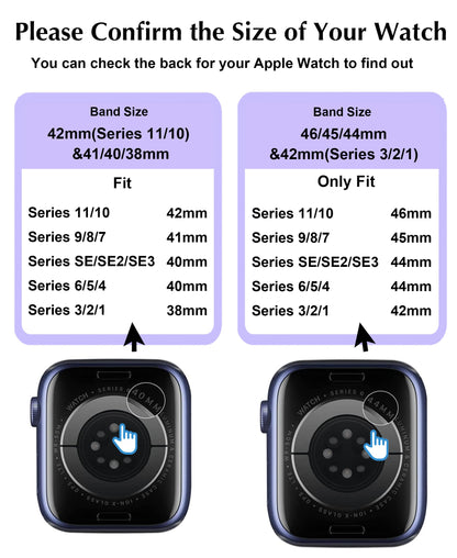 Designer Band for Apple Watch 40mm 41mm 42mm 38mm 44mm 45mm 46mm 49mm for Women, Stainless Steel Dressy Bands Compatible with Apple Watch Series 11,10,Se,9,8,7,6,5,4,3,2,1 for iWatch