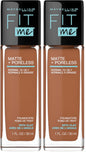Maybelline Fit Me Matte + Poreless Liquid Oil-Free Foundation Makeup, Mocha, 1 Count (Packaging May Vary)