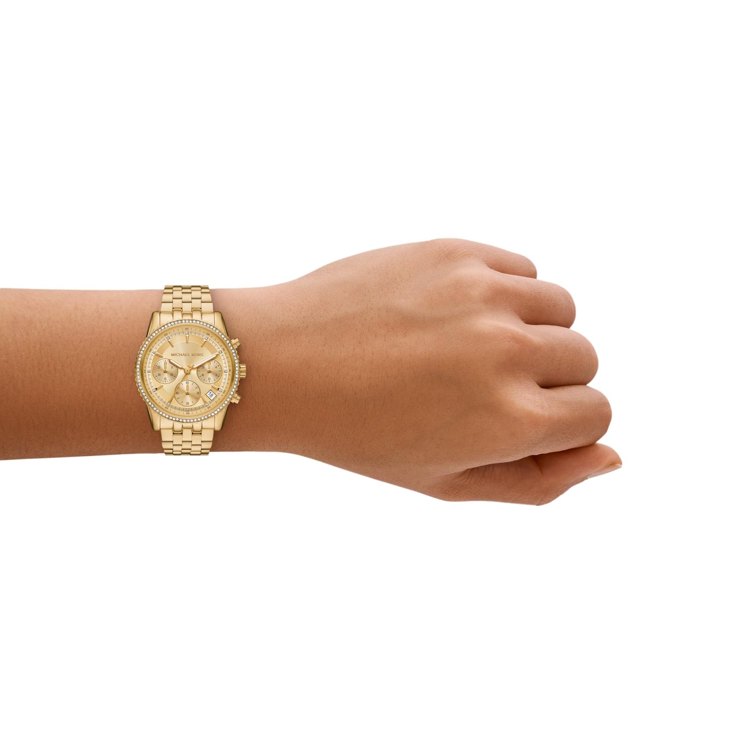 Michael Kors Bryant Chronograph Women's Watch, Stainless Steel and Pavé Crystal Watch for Women
