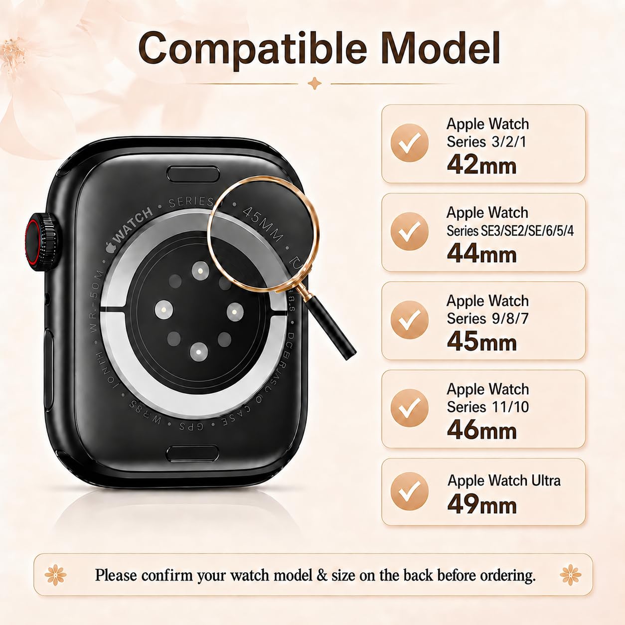 Missair Bands Compatible with Apple Watch Band 38mm 40mm 41mm 42mm 44mm 45mm 46mm 49mm for Women, Slim Metal Dressy Jewelry Bracelet with Bling Diamond for iWatch Series 11 10 9 8 7 6 5 4 3 SE Ultra