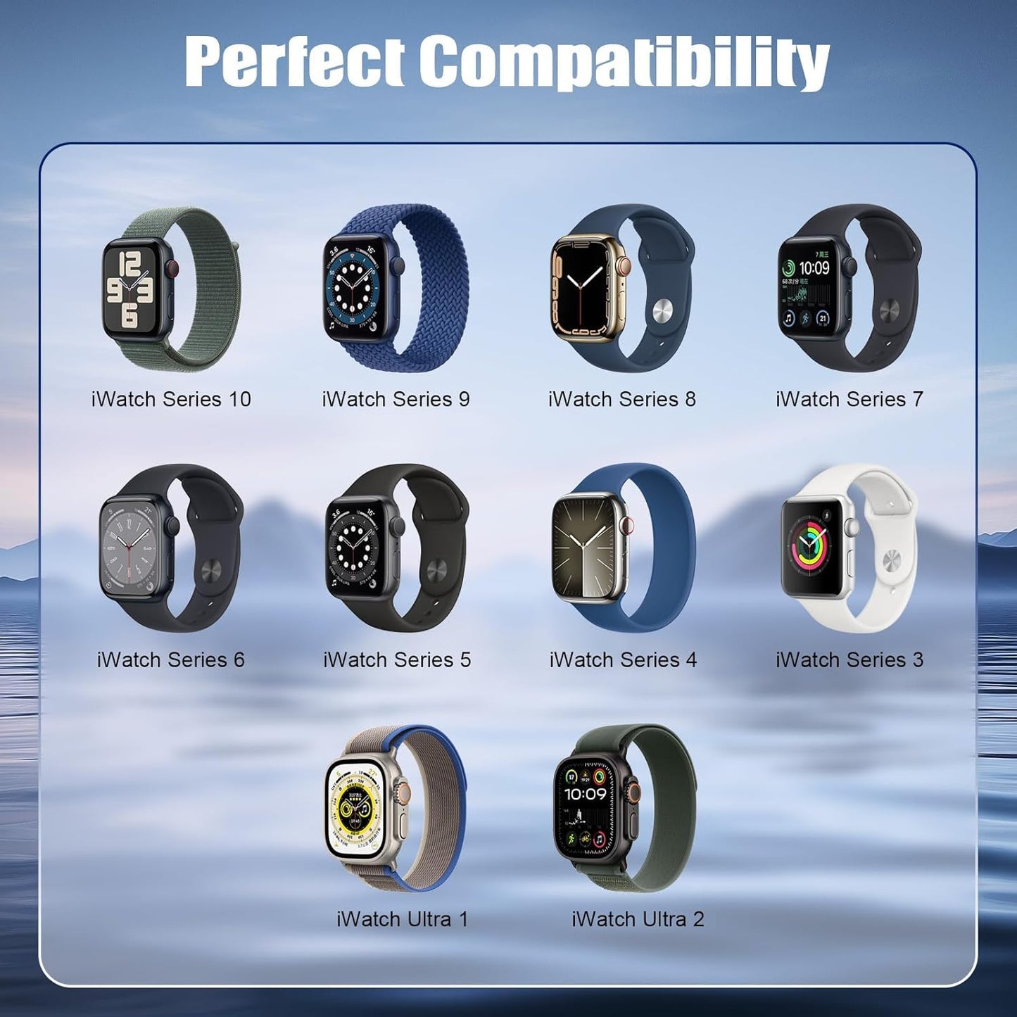 Fast Charger for Apple Watch Charger, USB C 20W iPhone Watch Charger Plug Adapter & Long 6.6FT iWatch Portable Wireless Fast Charging Cable Cord Compatible with Apple Watch Series 9/8/7/SE/6/5/4/3/2/1