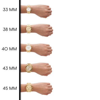 Michael Kors Bryant Chronograph Women's Watch, Stainless Steel and Pavé Crystal Watch for Women