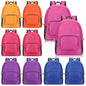Jexine 10 Pcs Backpacks in Bulk 16.5 Inches Back Pack Basic Backpack for Adult Lightweight Outdoor Travel Book Bags(Sunny Pastel)