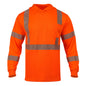 High Visibility Hoodies for Men,Safety Reflective Long Sleeve ANSI Class 3 Hi Vis Construction Work Shirts with Hood