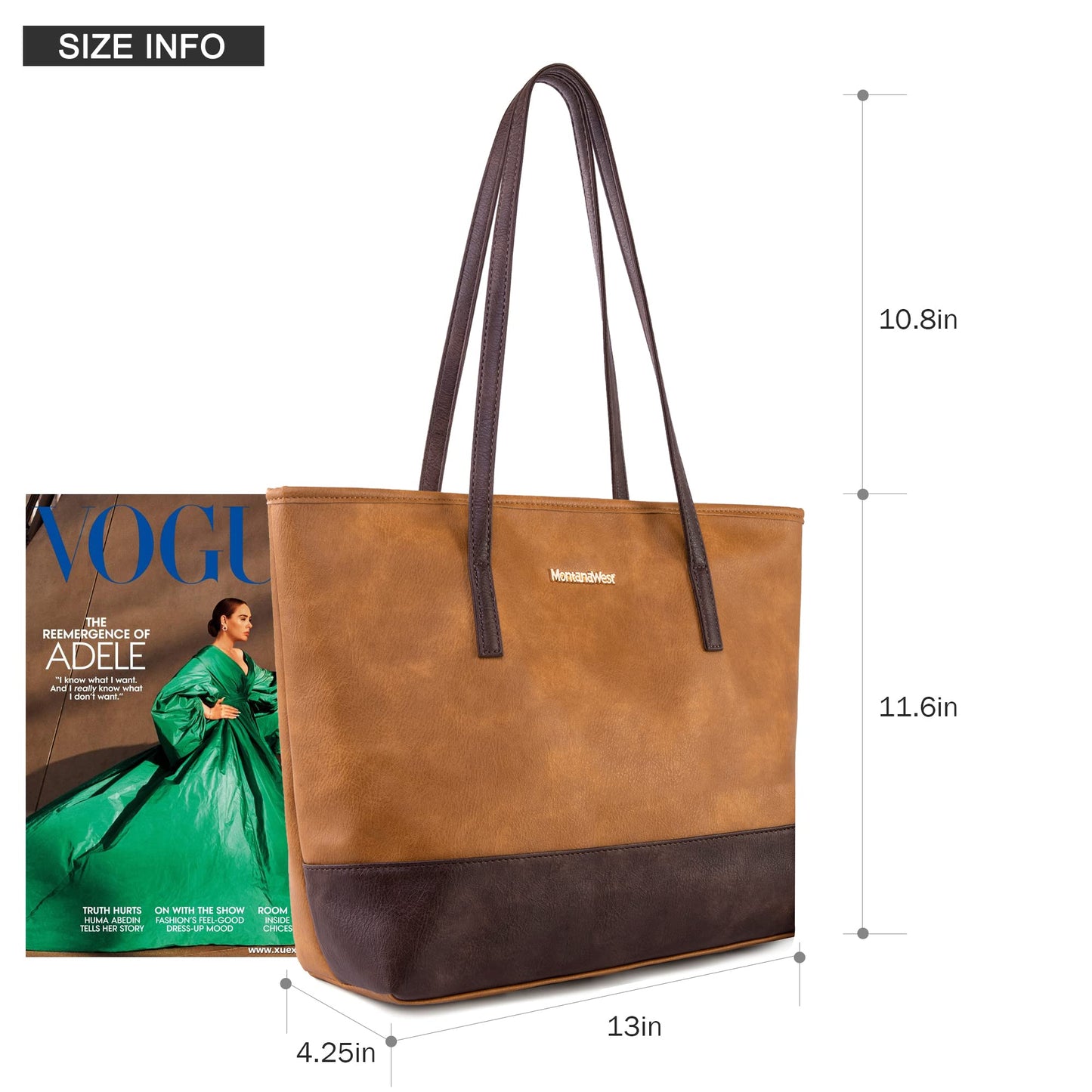 Montana West City Tote Bags Purses and Handbags for Women Causal Bag