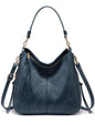 Realer Hobo Crossbody Bags for Women Designer Faux Leather Hobo Handbags Retro Large Size Shoulder Bag Bucket Purse
