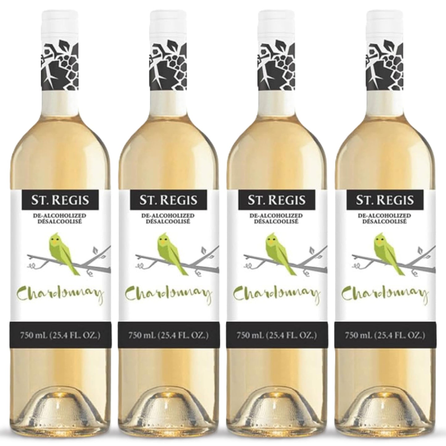 ST. REGIS Non-Alcoholic Cabernet Sauvignon, 25.4 Fl Oz (2 Pack) - Low Calorie, Low Sugar - Fruity & Spicy Rich Flavor from Spain