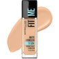 Maybelline Fit Me Matte + Poreless Liquid Oil-Free Foundation Makeup, Mocha, 1 Count (Packaging May Vary)