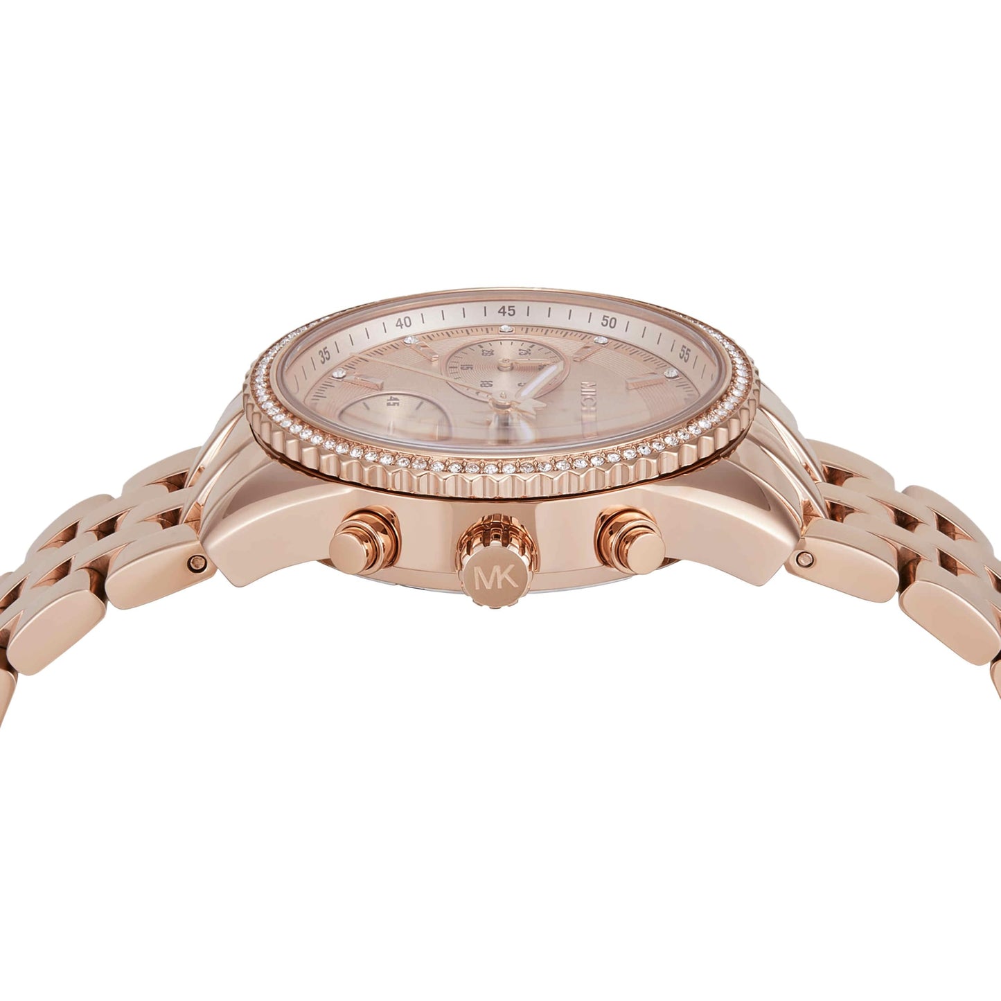 Michael Kors Bryant Chronograph Women's Watch, Stainless Steel and Pavé Crystal Watch for Women