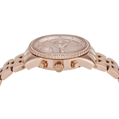 Michael Kors Bryant Chronograph Women's Watch, Stainless Steel and Pavé Crystal Watch for Women