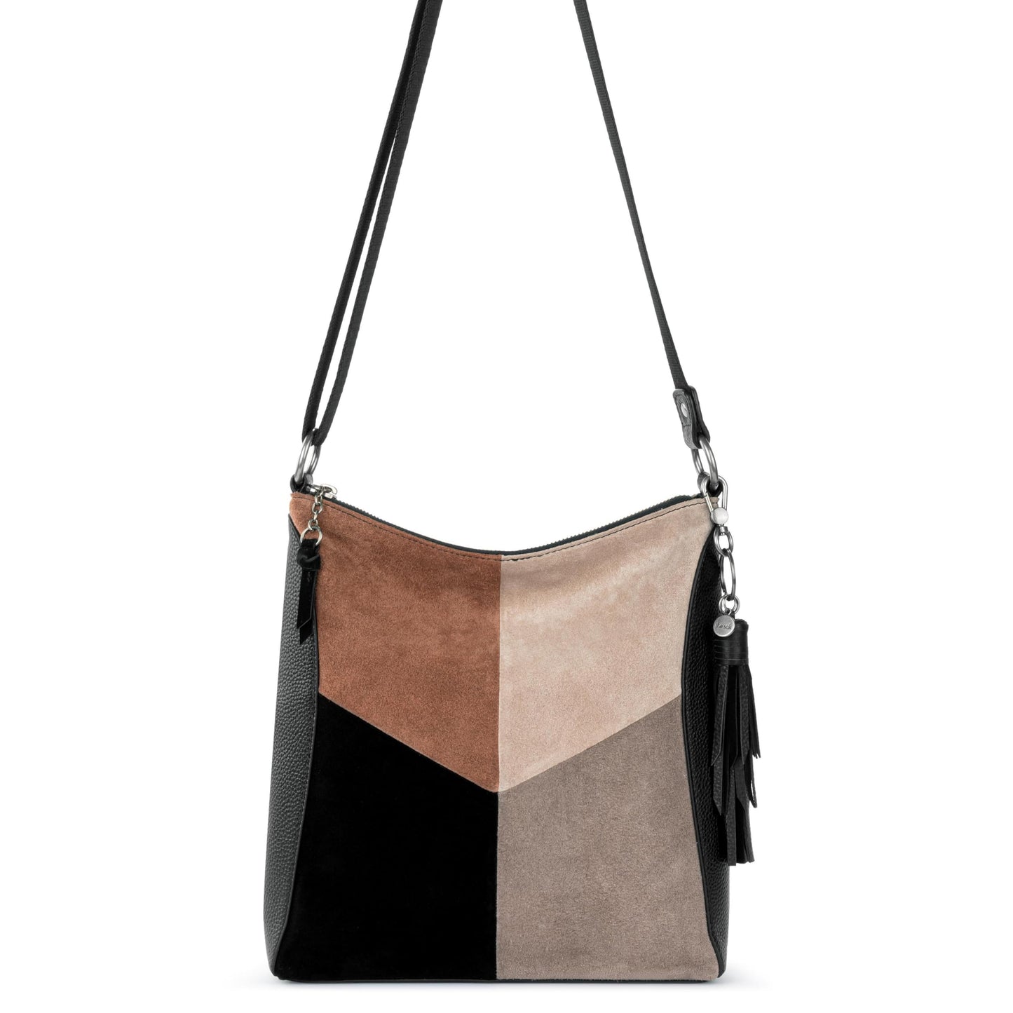 The Sak Lucia Leather Crossbody Purse - Premium Leather Women's Handbag for Everyday & Travel - Cross Body Bag With Zipper