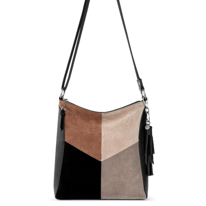 The Sak Lucia Leather Crossbody Purse - Premium Leather Women's Handbag for Everyday & Travel - Cross Body Bag With Zipper