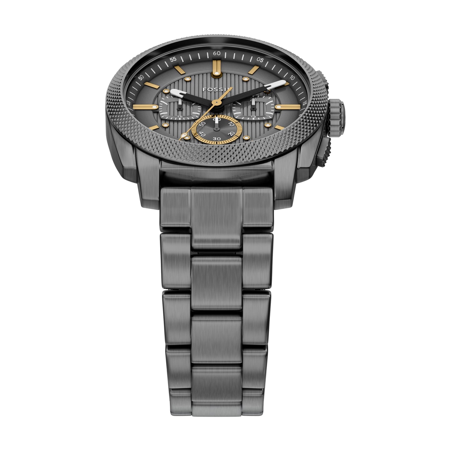 Fossil Men's Watch, Machine Stainless Steel Chronograph Watch for Men