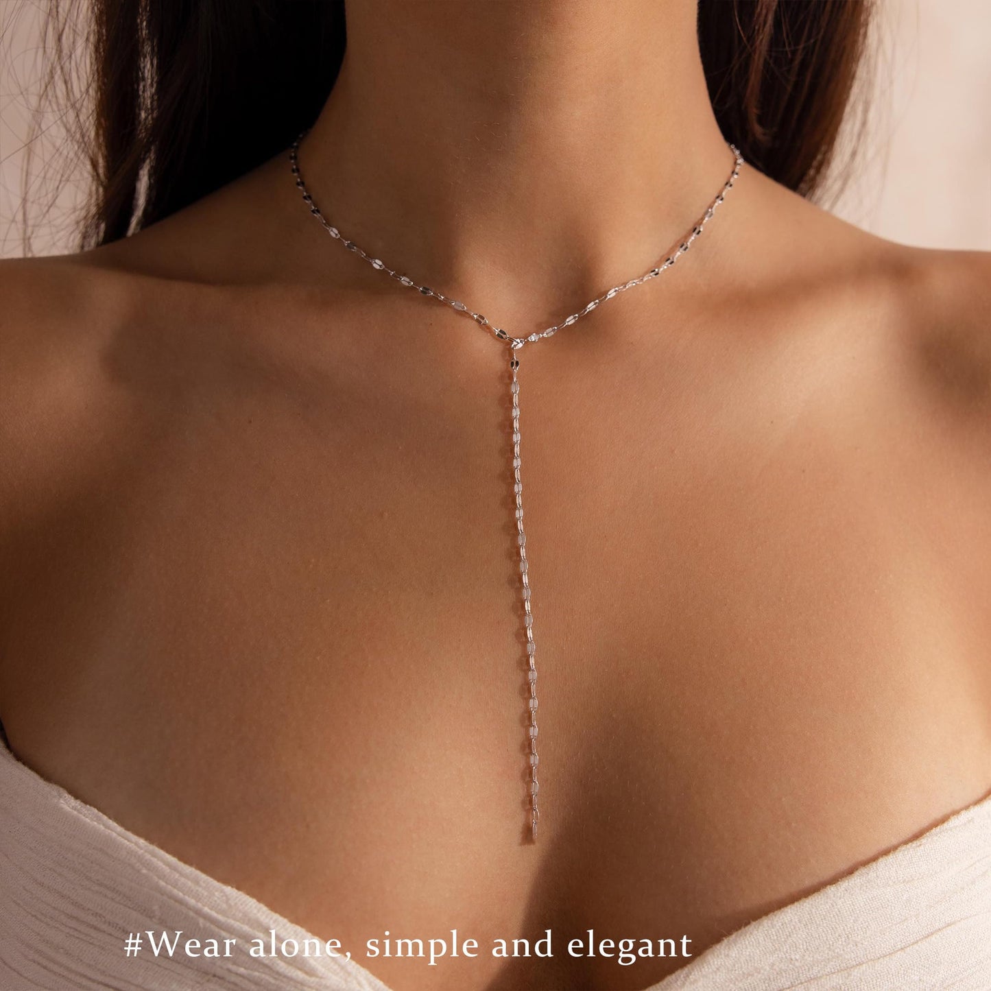 3PCS Gold Necklaces for Women,Chunky Statement Gold Plated Necklace Stack Layered Sterling Silver Herringbone Chains for Women Dainty Trendy Silver Chains Stacked Jewelry Gifts