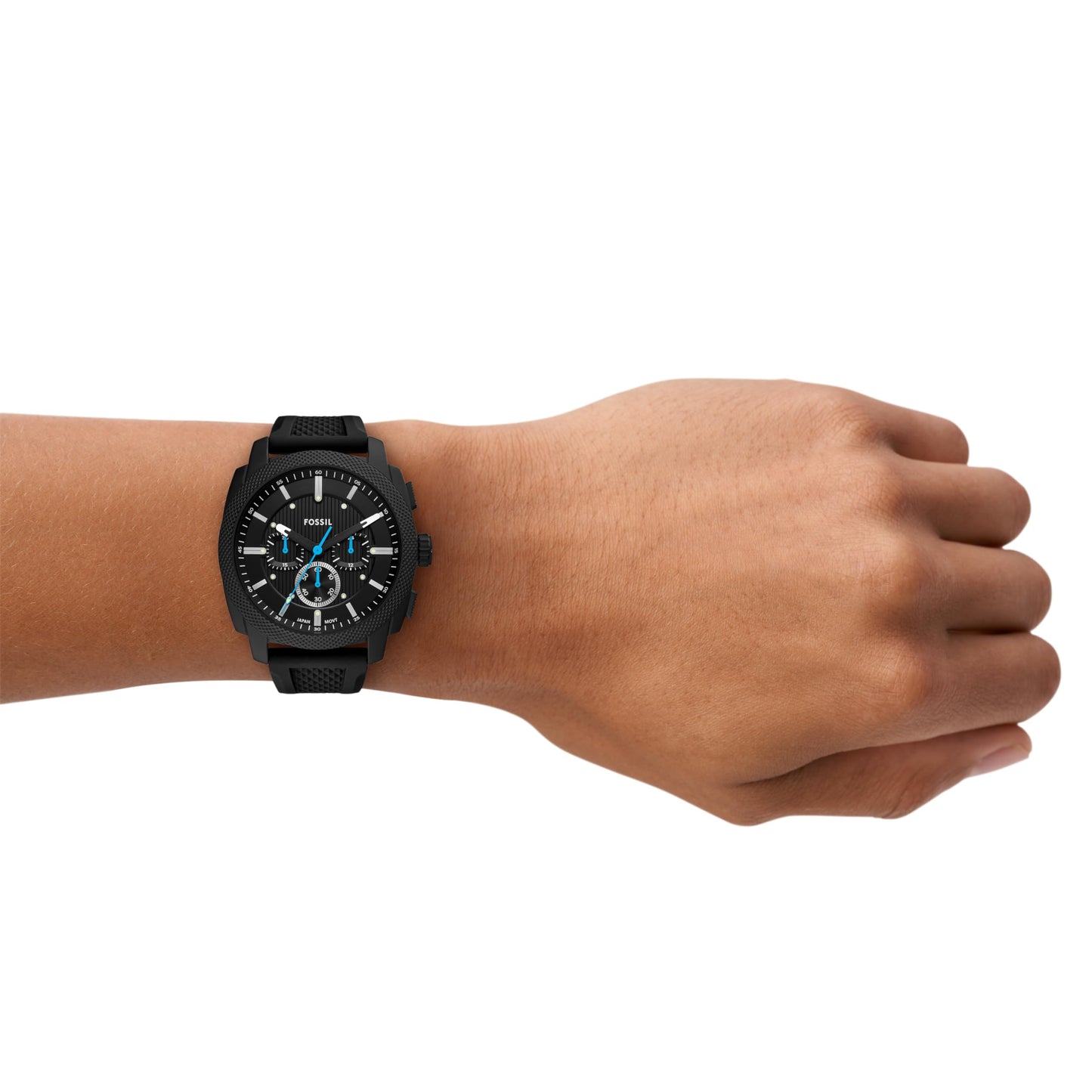 Fossil Men's Watch, Machine Stainless Steel Chronograph Watch for Men
