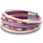 Fesciory Leather Wrap Bracelets for Women, Boho Western Layered Jewelry | Layered leather cuff bracelets, Easy on and off, Boho western style, Daily wear, Gift for women