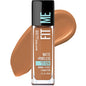 Maybelline Fit Me Matte + Poreless Liquid Oil-Free Foundation Makeup, Mocha, 1 Count (Packaging May Vary)