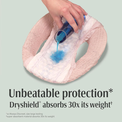 Depend Fresh Protection Adult Diapers, Incontinence Underwear for Women, Disposable, Maximum, XXL, Blush, 44 Count (2 Packs of 22), Packaging May Vary
