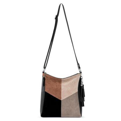 The Sak Lucia Leather Crossbody Purse - Premium Leather Women's Handbag for Everyday & Travel - Cross Body Bag With Zipper