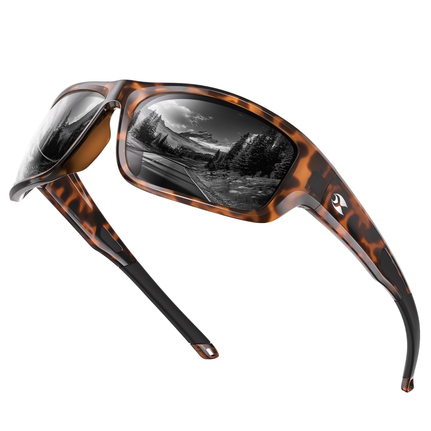 suoso Sports Polarized Sunglasses for Men: Women UV400 Protection Wrap Around Sun Glasses for Golf Fishing Running Driving