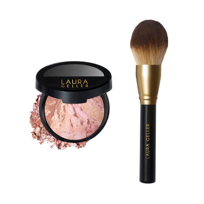 LAURA GELLER NEW YORK Baked Bronze-N-Brighten Bronzer Powder - Fair - Natural Bronze Glow