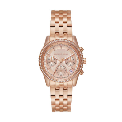 Michael Kors Bryant Chronograph Women's Watch, Stainless Steel and Pavé Crystal Watch for Women